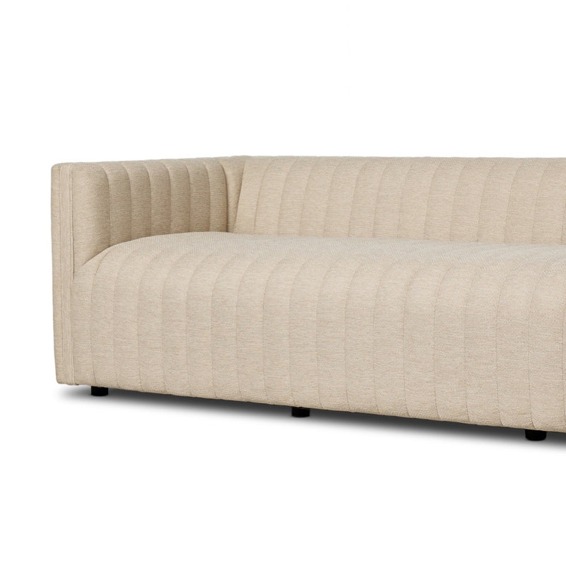 Augustine Outdoor Sofa Casa Cream Angled Channeled Seating 235935-001