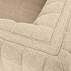 Augustine Outdoor Swivel Chair Casa Cream Corner Detail Four Hands