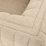 Augustine Outdoor Swivel Chair Casa Cream Corner Detail Four Hands