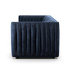 Augustine 88" Sofa Sapphire Navy Side View 100239-004