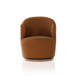 Four Hands Aurora Swivel Chair Patton Burnish Front Facing View