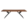 Austin Loft 94" Dining Table Natural Sheesham Side View FAL-DT94NS