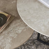 Four Hands Axtell Nesting Coffee Table Lunar Marble Staged View