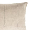 Baldoni Pillow Lombardy Natural Linen Black Stitching Detail Four Hands