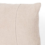 Baldoni 22 x 22 Pillow Lombardy Natural Linen Black Stitching 235465-001