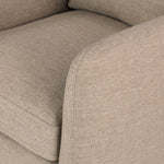 Banks Slipcover Swivel Chair Alcala Taupe Performance Fabric Seating