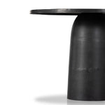 Basil Outdoor Dining Table Aged Grey Rounded Base 232410-001