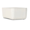 Basil Outdoor Rectangular Coffee Table Matte White