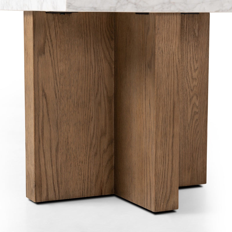 Bellamy End Table Thick Oak Veneer Base 239447-001