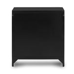 Belmont 2 Drawer Nightstand - Black