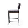 Benton Counter Stool Sonoma Black Side View Four Hands