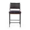 Benton Counter Stool Sonoma Black Front Facing View 109318-014