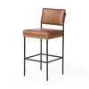 Benton Bar Stool Sonoma Chestnut Angled View 109318-009