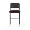 Benton Bar Stool Sonoma Black Front Facing View 109318-013