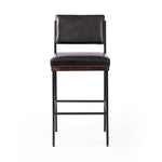 Benton Bar Stool Sonoma Black Front Facing View 109318-013