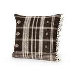 Bhujodi Pillow Bhujodi Chocolate Angled View 234092-002