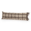 Bhujodi Lumbar Pillow Bhujodi Mocha Angled View Four Hands