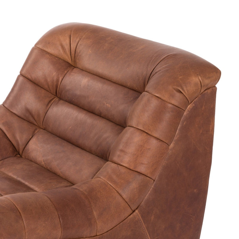 Four Hands Binx Swivel Chair back view