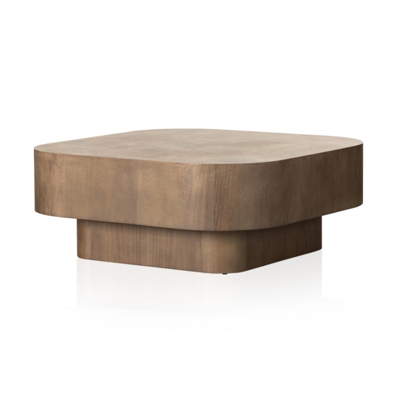 Blanco Coffee Table Warm Umber Burl Angled View 224828-002