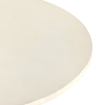 Bowman Outdoor Coffee Table White Concrete Rounded Tabletop Four Hands