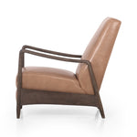 Braden Recliner Dakota Warm Taupe Side View Four Hands