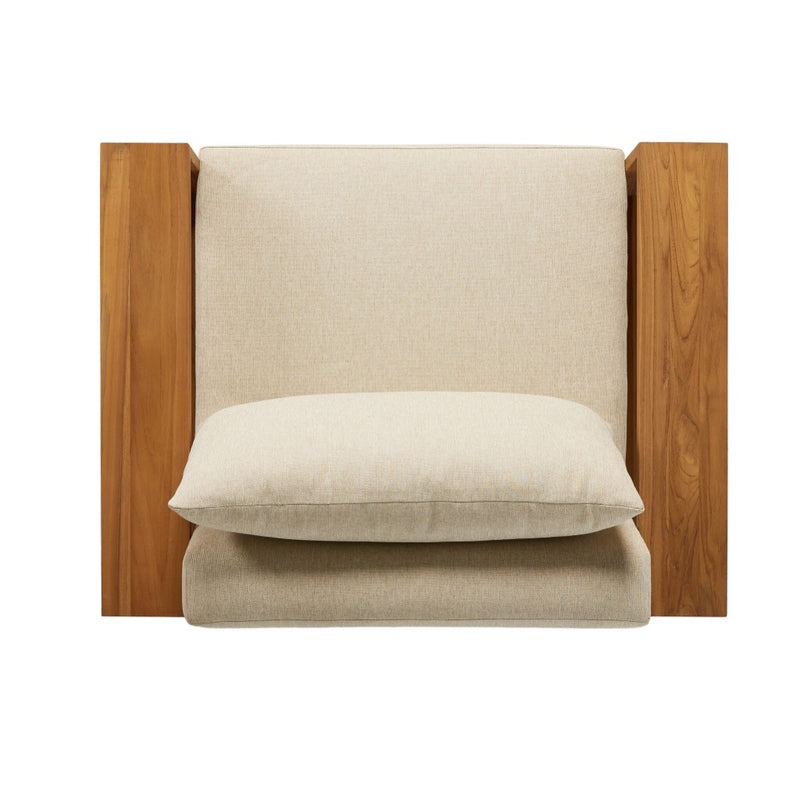  Four HandsBranford Outdoor Chair Ellor Beige Top View