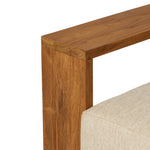 Branford Outdoor Chair Ellor Beige Teak Armrest 241531-001