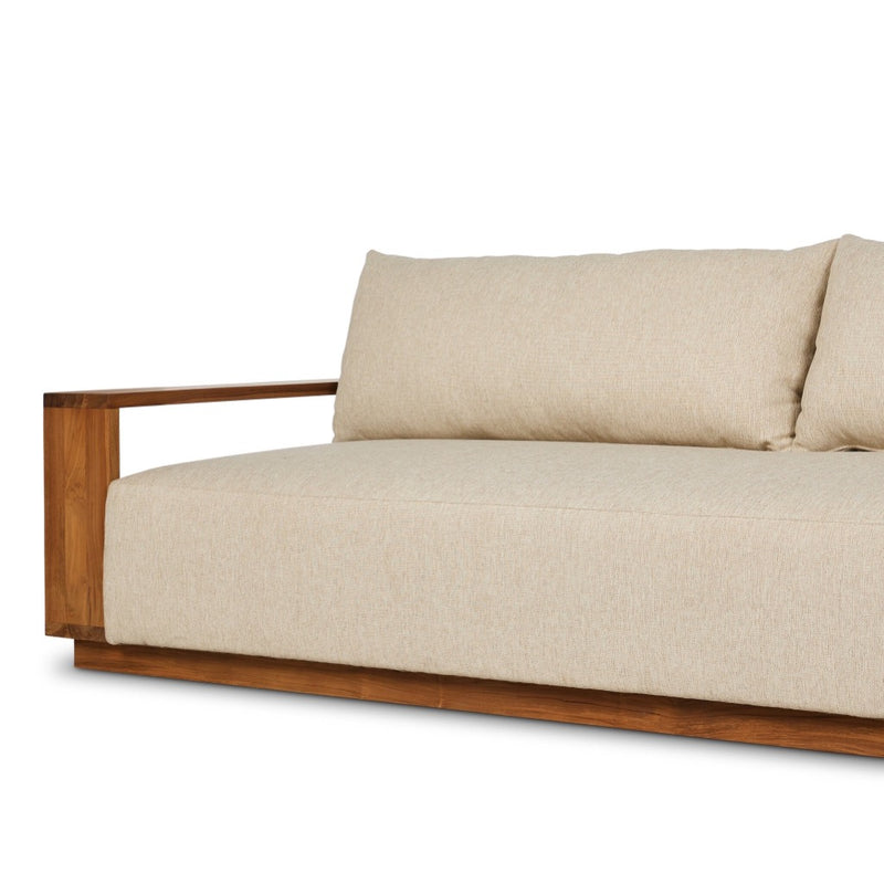 Branford Outdoor Sofa Ellor Beige Angled Side View 241541-001