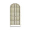 Four Hands Breya Cabinet Cream Powder Coat Front Facing View