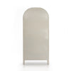 Breya Cabinet Cream Powder Coat Back View Four Hands