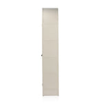 Breya Cabinet Cream Powder Coat Side View 226709-002