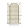 Breya Cabinet Cream Powder Coat Open Doors 226709-002