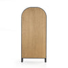 Breya Cabinet Vintage White Oak Back View Four Hands