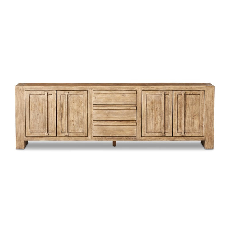 Four Hands Briarbrook Sideboard Distressed Light Pine Front Facing View