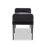 Brickel Backless Bench Heirloom Black Side View 239077-001