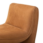 Bridgette Chair Nubuck Cognac Curved Seating 229363-007