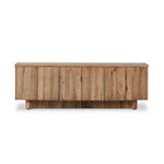 Brinton Media Console Rustic Oak Veneer Front Facing View 234611-004