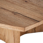 Four Hands Brinton Square Dining Table Rustic Oak Veneer Dining Table Edge