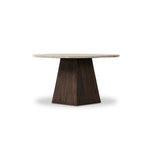 Brisa Round Dining Table Angled View 233555-001
