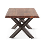 Brisbane Live Edge Coffee Table Side View FBS-CT46NA