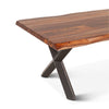 Brisbane Live Edge Coffee Table Iron Legs Home Trends & Design