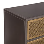 Brooklyn Brass Sideboard Gunmetal Side Detail Home Trends & Design