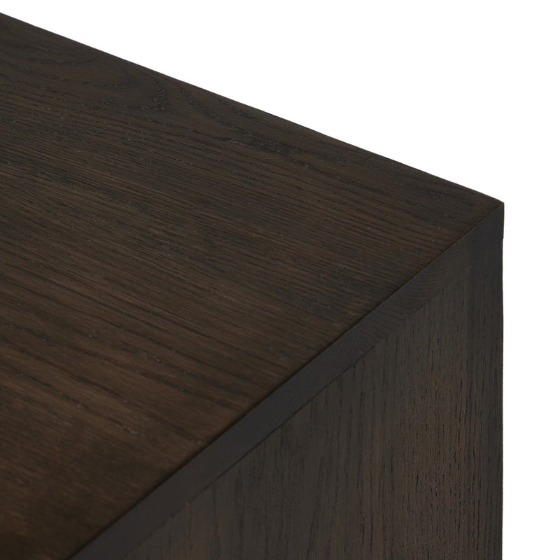 Bruce Nightstand Espresso Oak Tabletop Corner 243280-001