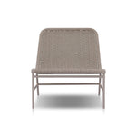 Bruno Outdoor Chair Ivory Rope Front View Four Hands