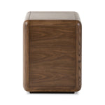 Brynn Nightstand Dark Walnut Veneer Side View Four Hands