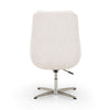 Burbank Desk Chair Sheldon Ivory Back View Four Hands