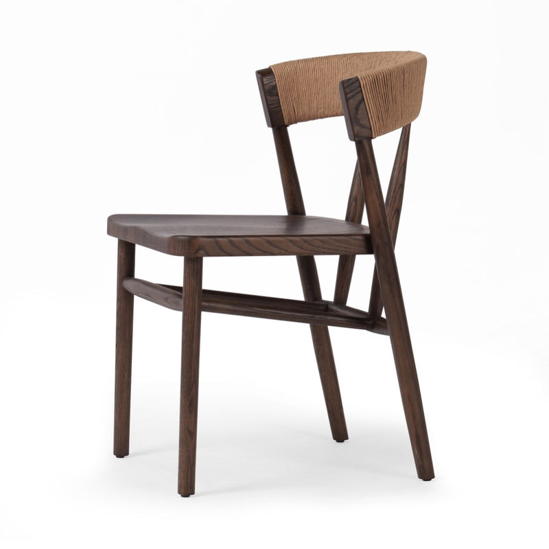 Buxton Dining Chair 231882-007 angled side view 