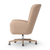 Cade Desk Chair Sheepskin Camel Side View 238206-005