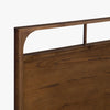 Cali Oak Bed Solid Oak Headboard Detail CH-1002014-VN13-FN-BD-BD-WT-QN