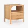 Cali Oak Nightstand Natural Angled View Co.House Designs